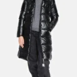 Doudoune longue noire