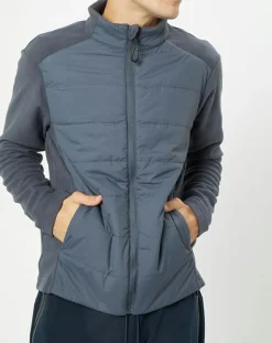 Doudoune polaire gris foncé