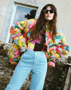 Doudoune Purple fluo