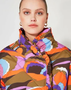 Doudoune Purple marron