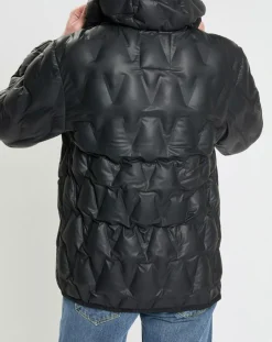 Doudoune rembourrage repreve noire