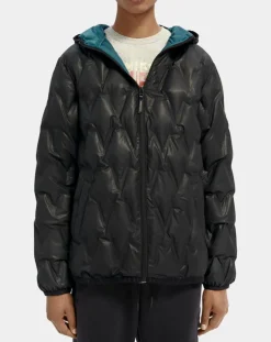 Doudoune rembourrage repreve noire