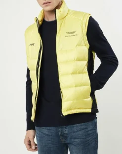 Doudoune sans manches Aston Martin Racing jaune clair