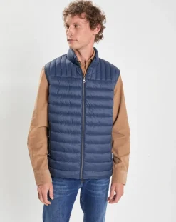 Doudoune sans manches bleu marine