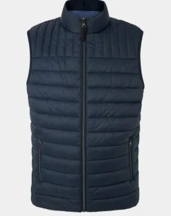 Doudoune sans manches bleu marine