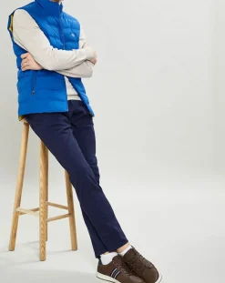 Doudoune sans manches bleue