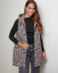 Doudoune sans manches Joséfine camel