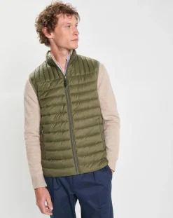 Doudoune sans manches kaki