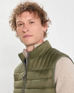 Doudoune sans manches kaki
