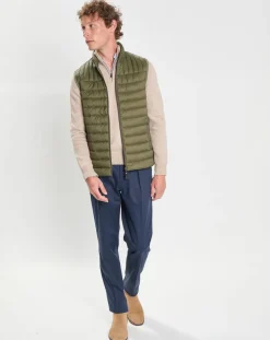 Doudoune sans manches kaki