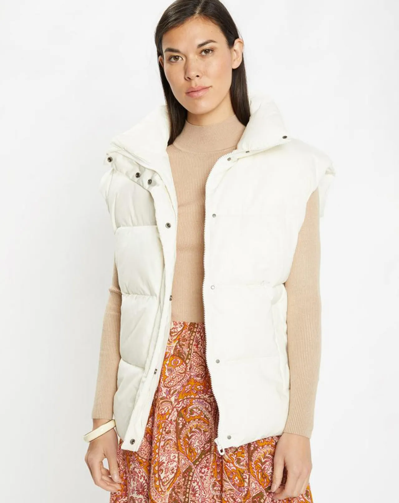 Doudoune sans manches Montana Puffy écrue