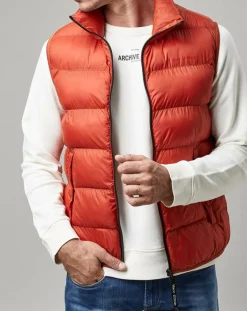 Doudoune sans manches No Down rouge