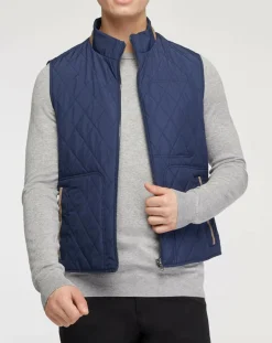 Doudoune sans manches Quilted bleu marine