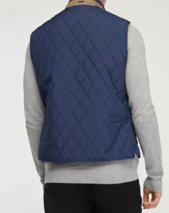 Doudoune sans manches Quilted bleu marine