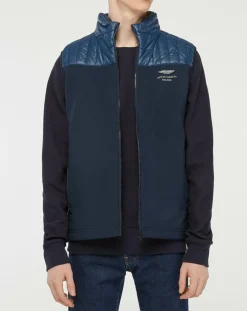 Doudoune sans manches Soft Shell Aston Martin Racing bleu marine