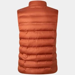 Doudoune sans manches unie orange