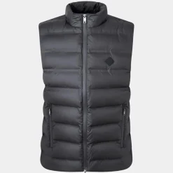 Doudoune sans manches unie noire