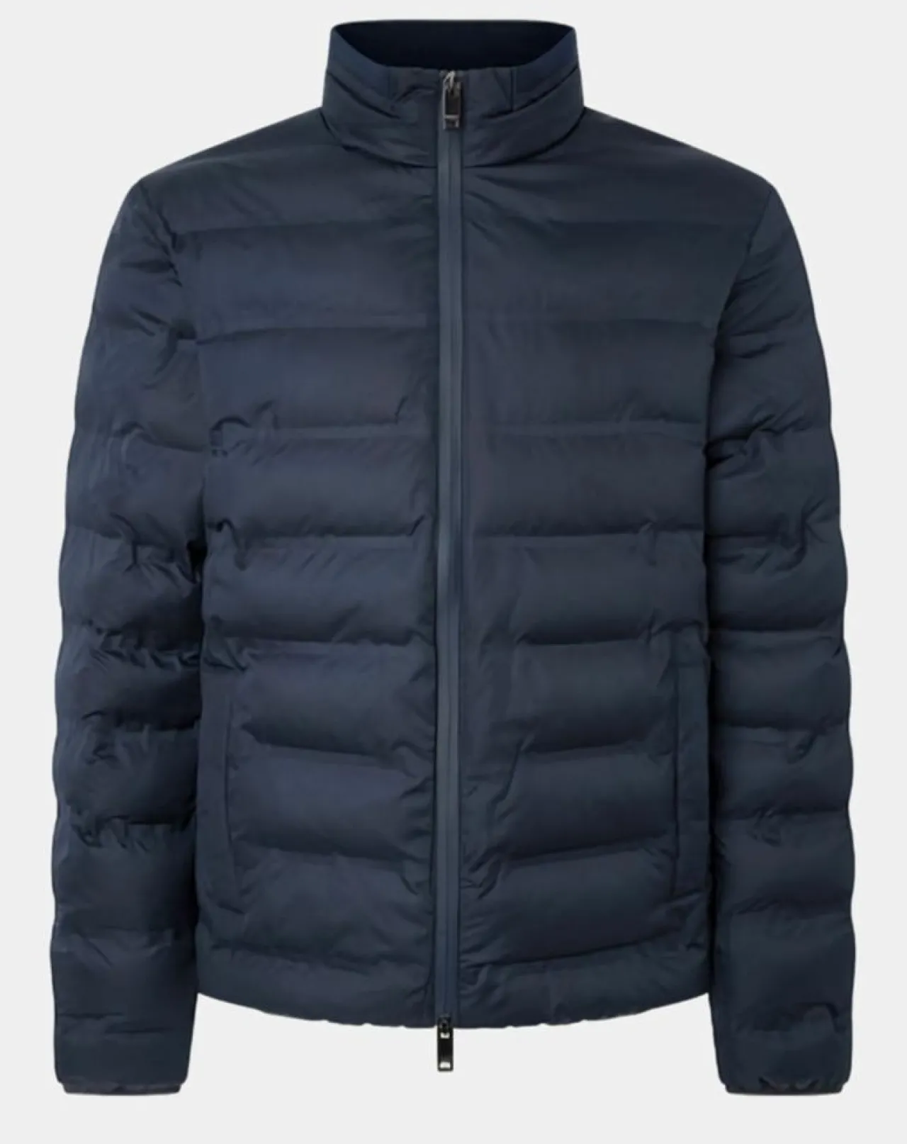 Doudoune unie bleu marine