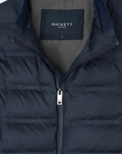 Doudoune unie bleu marine