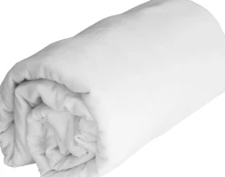 Drap housse 100% Flanelle de Coton blanc