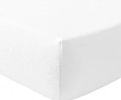 Drap housse 100% Flanelle de Coton blanc