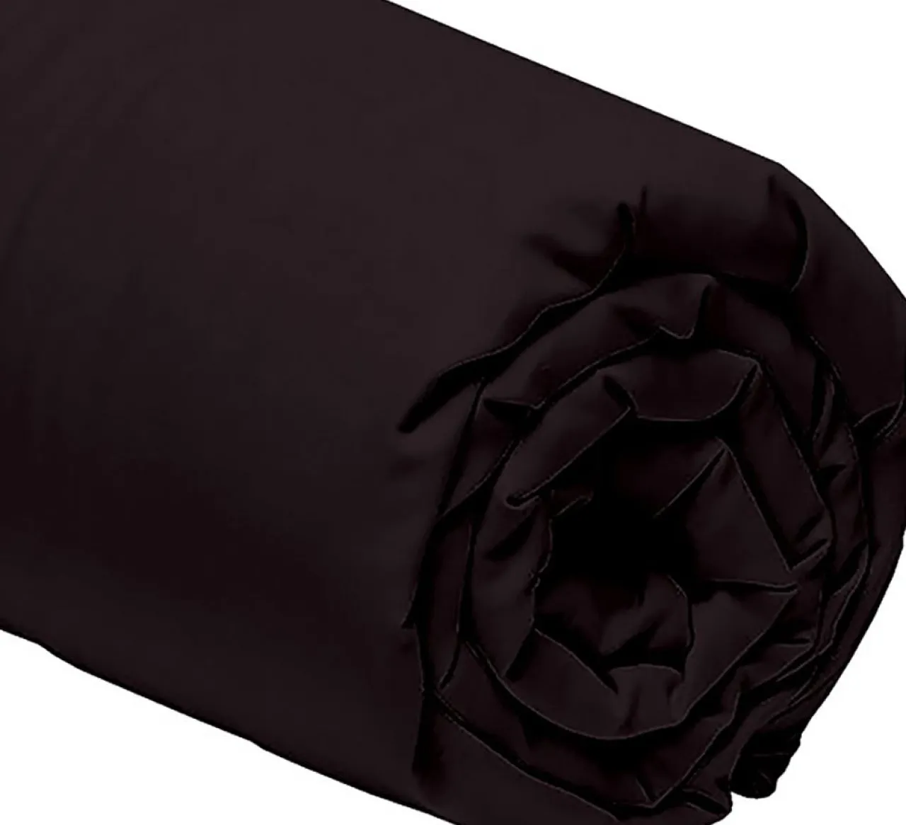 Drap housse 100% Percale de Coton noir