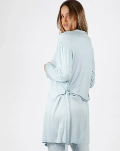 Déshabillé Soft Secret bleu ciel