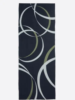 Echarpe à motif dark saphir - 180x70 cm