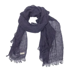 Echarpe en lin violette 70x200cm