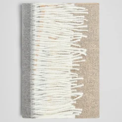 Echarpe Snude rayée écru foncé - 64x180 cm