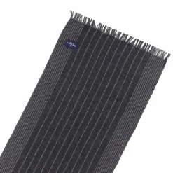 Echarpe Tennis à rayures gris foncé - 170x34 cm