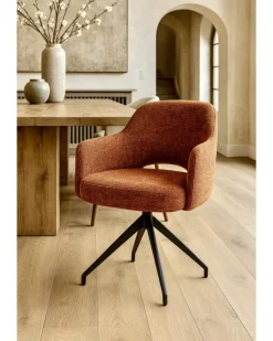 Elba - Chaise en tissu et pieds métal