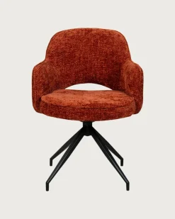 Elba - Chaise en tissu et pieds métal