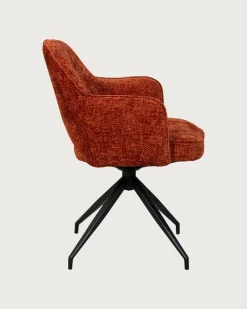 Elba - Chaise en tissu et pieds métal