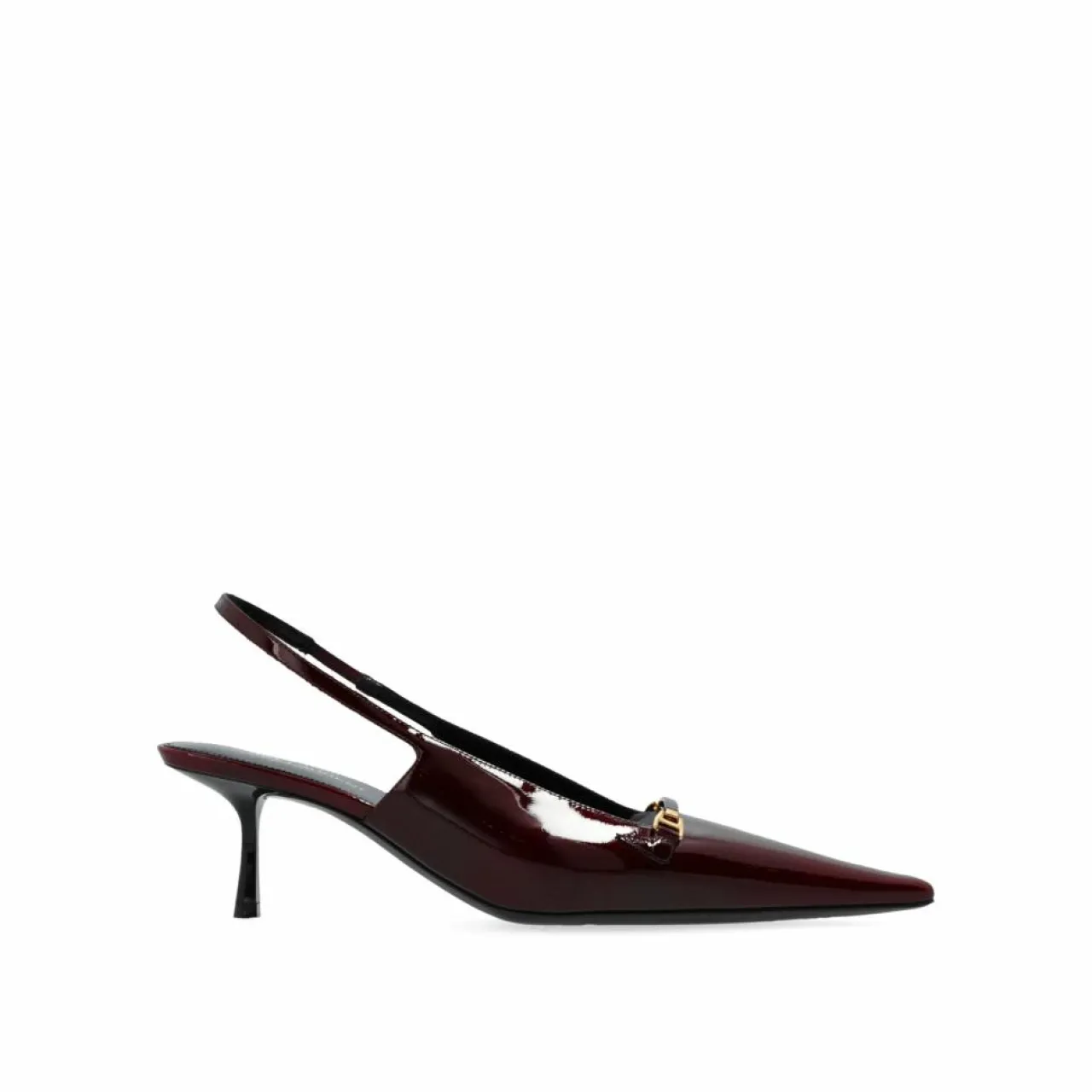 Escarpins Carine à bride arrière en cuir noirs