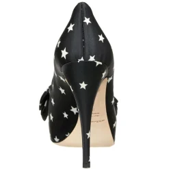 Escarpins Dolce & Gabbana étoilés noir/blanc - Talons 12 cm