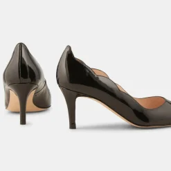 Escarpins en Cuir Elo noirs - Talon 6 cm