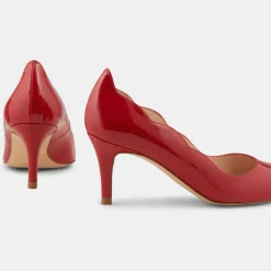 Escarpins en Cuir Elo rouges - Talon 6 cm