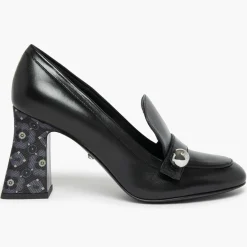 Escarpins en Cuir Honfleur noirs - Talon 8.5 cm