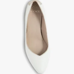 Escarpins en Cuir Izold blancs - Talon 6 cm