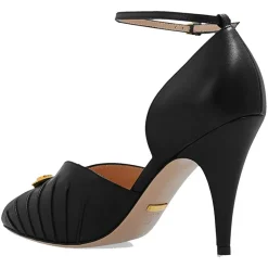 Escarpins en Cuir noirs - Talon 10 cm