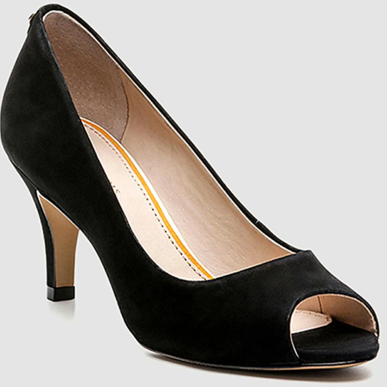 Escarpins en Velours de Cuir Bebe Milene noirs - Talon 6 cm