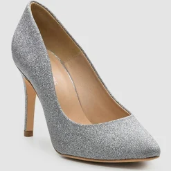 Escarpins Makea argentés - Talon 8 cm