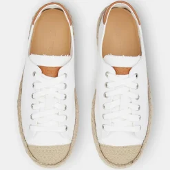 Espadrilles en Cuir Danny blanches