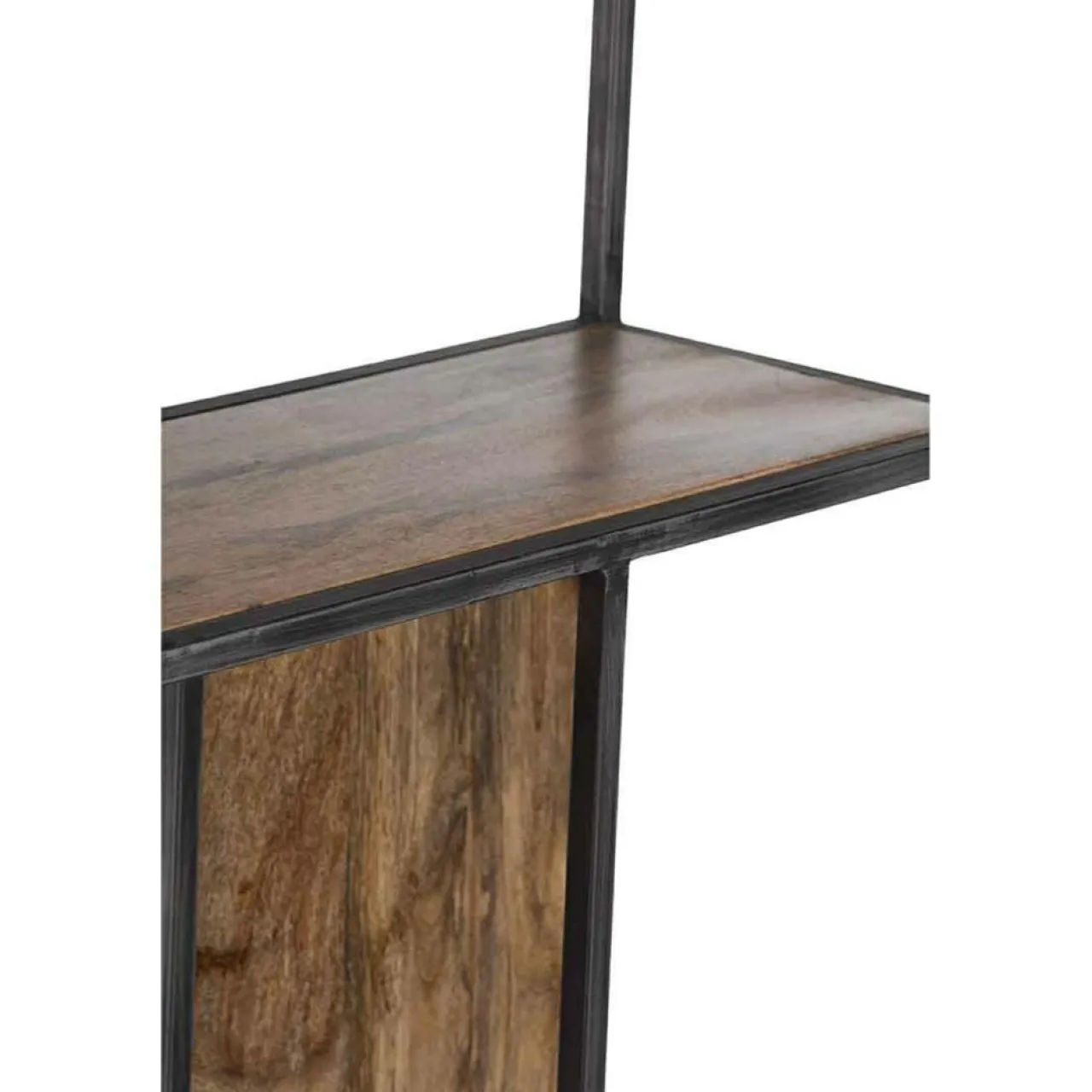 Etagere destructurée manguier stockholm naturel ciré - 110x25x125 cm