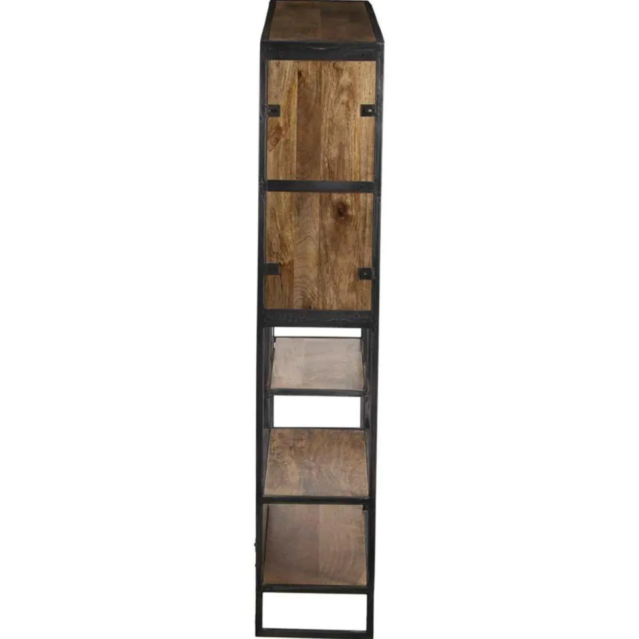 Etagere destructurée manguier stockholm naturel ciré - 110x25x125 cm