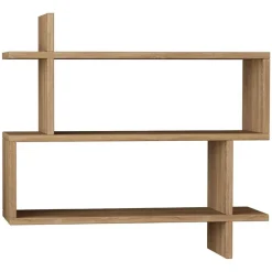 Etagère murale Paralel chêne - 70x65.5x22 cm