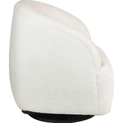 Fauteuil pivotant gubi blanc - 74x74x79 cm