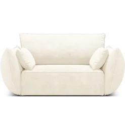 Fauteuil Vanda beige clair - 128x100x85 cm