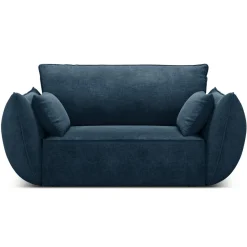 Fauteuil Vanda bleu roi - 128x100x85 cm